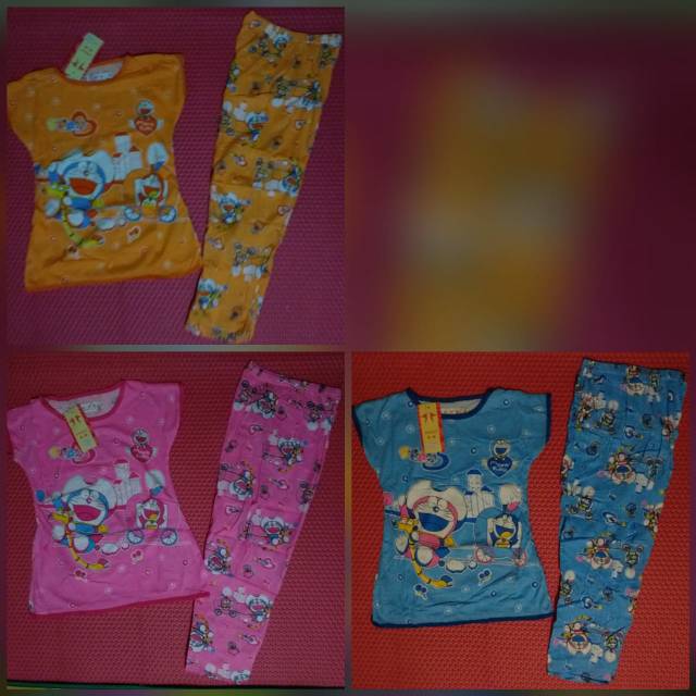 Piyama Kaos Impor Celana Panjang (pilih warna)