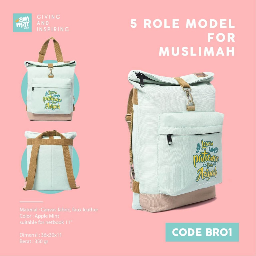 TAS RANSEL ANAK - THE FIRST MUSLIMAH