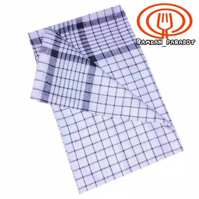 KAIN LAP PIRING KOTAK PUTIH MURAH MERIAH , lap gelas , sendok , garpu , mangkok , ember