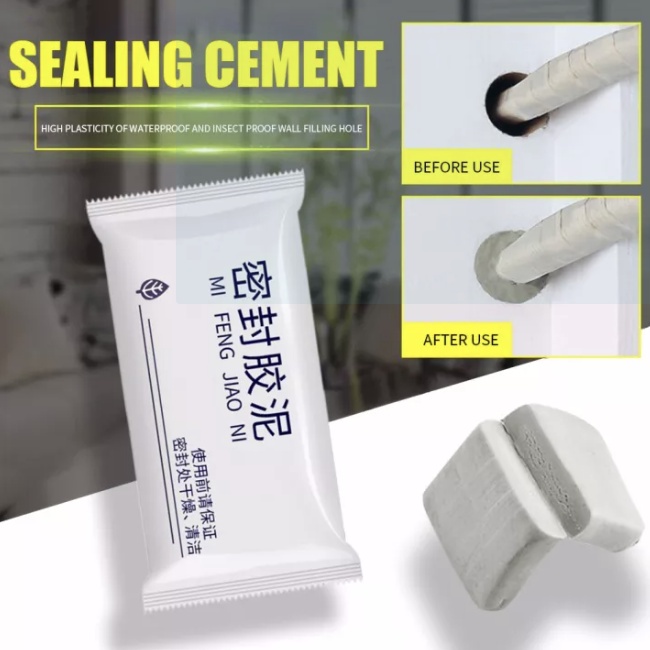 Dempul Tembok Dinding Sealant Penutup Elastis Semen Tutup Lubang Instan