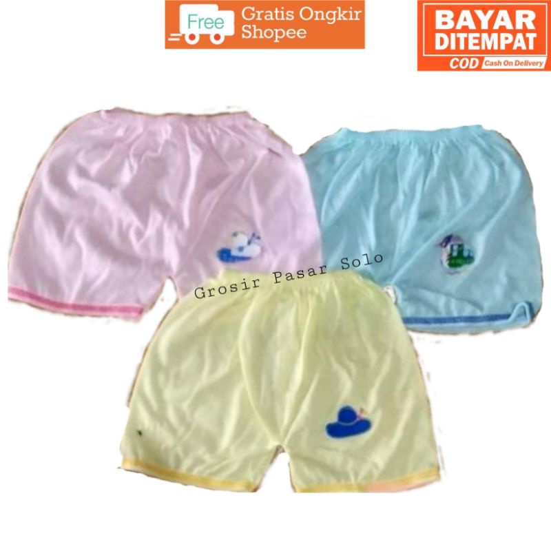 Celana Pendek Bayi / Celana Bayi / isi 12 pcs