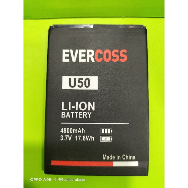 Baterai battery batrai batre Evercoss U50 A75 max U50A original