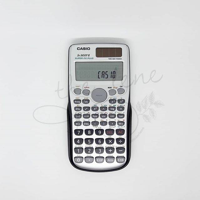 

CASIO FX-3650P II - SUPER FX PLUS / KALKULATOR SCIENTIFIC PROGRAMMABLE / KALKULATOR ILMIAH KULIAH