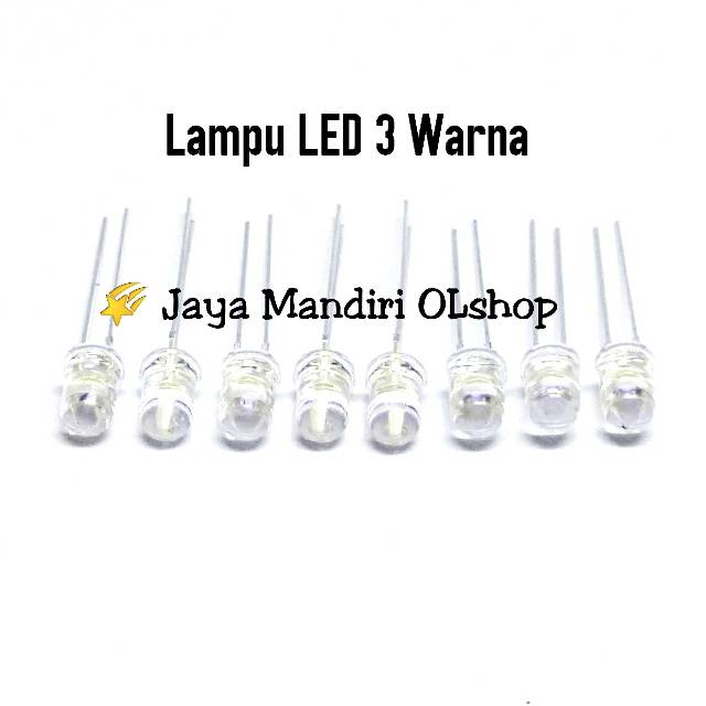 LED 3warna 3 warna warni tricolor 5 mm LED Disco