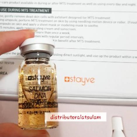 ○ ORI STAYVE SALMON DNA gold ampoule booster serum bb glow ☉