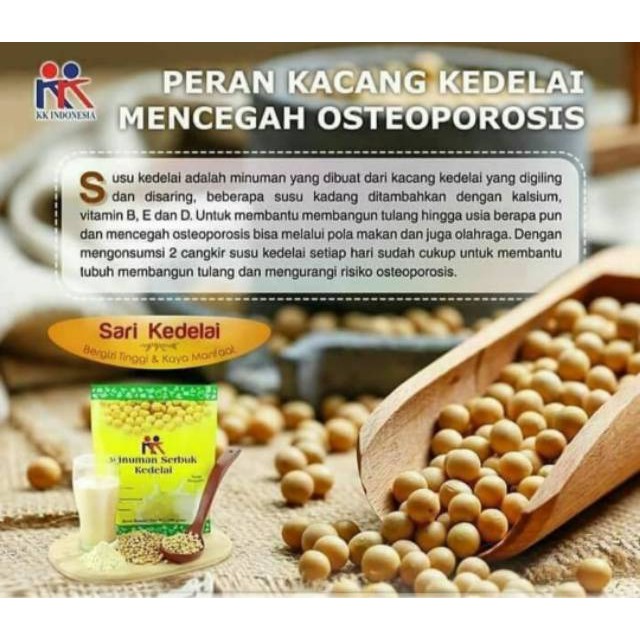 KK SOYA BEAN POWDER/SERBUK SUSU KEDELAI PRODUK KK INDONESIA ORIGINAL