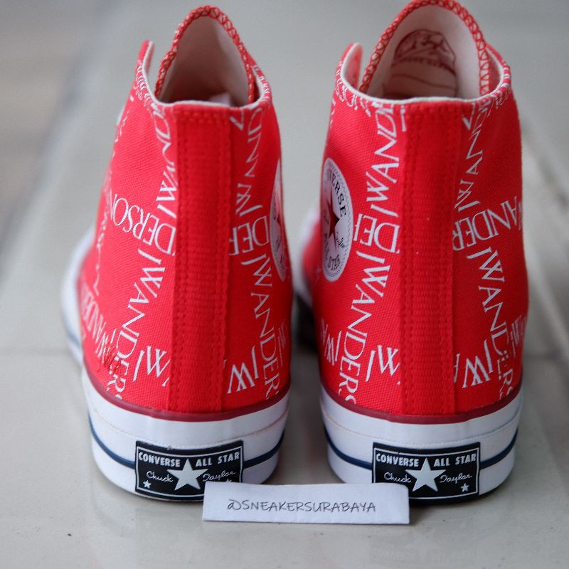 JW Anderson x Converse Chuck Taylor 1970s Hi Red CT 70 CT 70s