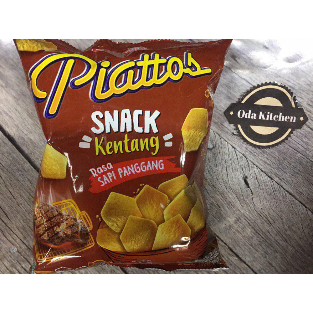 PIATTOS SNACK KENTANG SAPI PANGGANG PACK 68gr