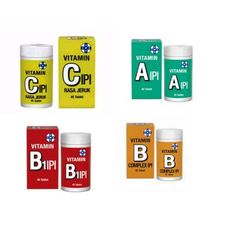 Vitamin C IPI | Vit A ipi| B Complex ipi | Vit B1 ipi | ipi D3 1000