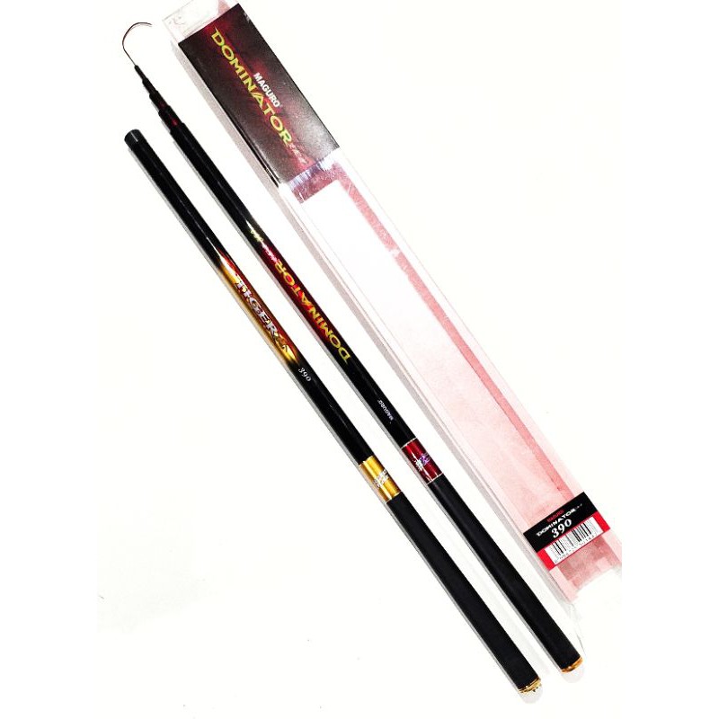 Joran Tegek MAGURO DOMINATOR / TIGER 390 cm CARBON SUPER TEBAL KAKU Tegeg Pancing