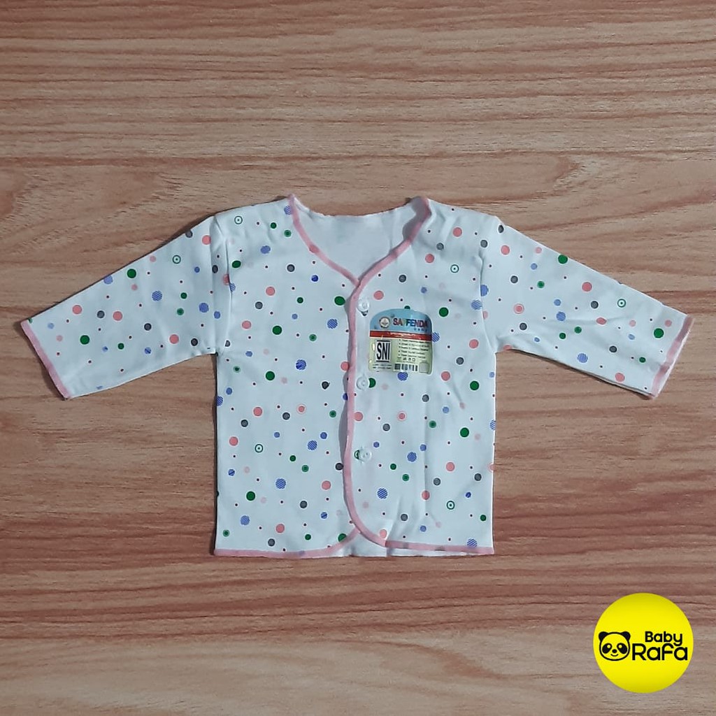 Baju Bayi Panjang Polkadot size S merk SNI SAFFENDA-3