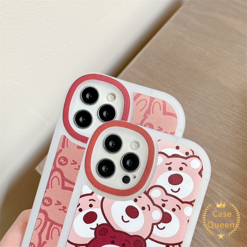 Soft Case TPU Motif Kartun Beruang Coklat Untuk IPhone 6 6s 7 8 Plus 11 12 13 Pro Max X XS Max SE 2020 XR