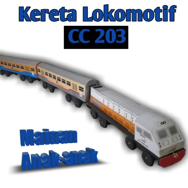 Mainan kereta lokomotif (CC 203)