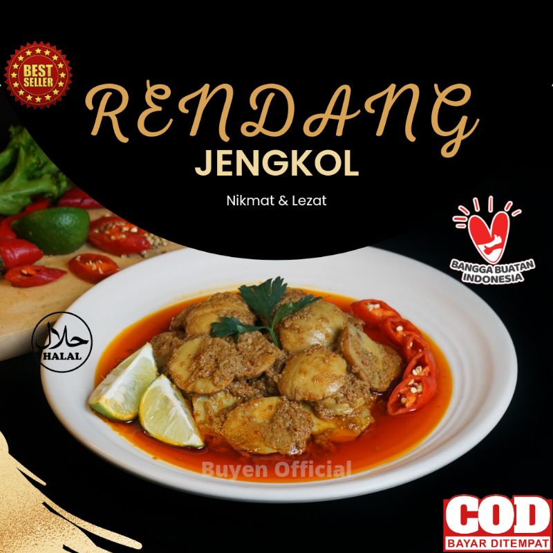 

Lauk Santap Siap Saji Halal Makanan Instant Rendang jengkol Pedas