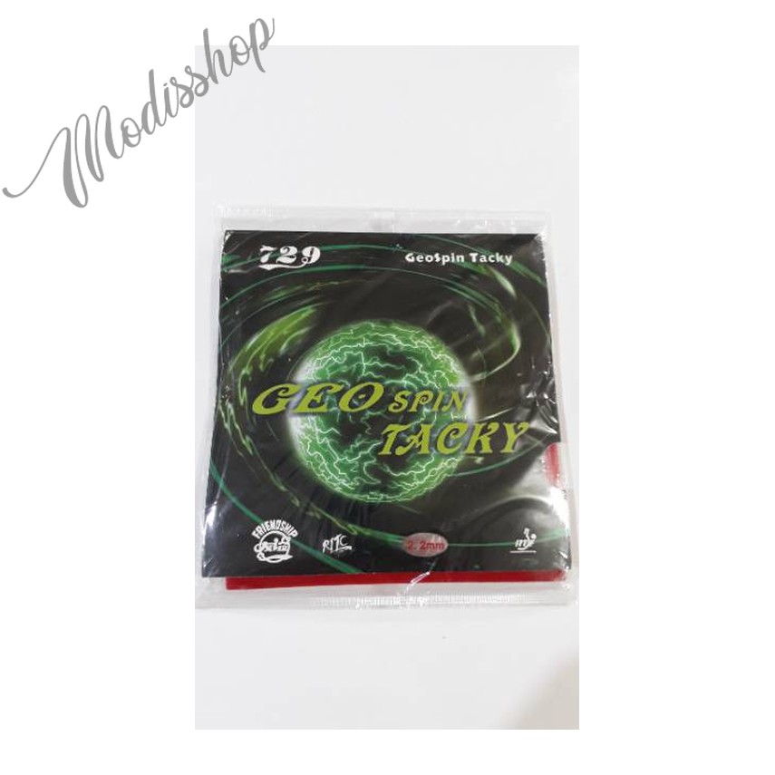 729 GEO SPIN TACKY KARET RUBBER BET BAT TENIS MEJA PINGPONG