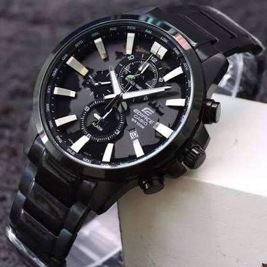 Jam tangan Casio Edifice EFR 303 Original Full Black