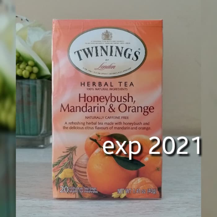 

Twinings Herbal Teateh Honeybush Mandarin & Orange Caffeine Free