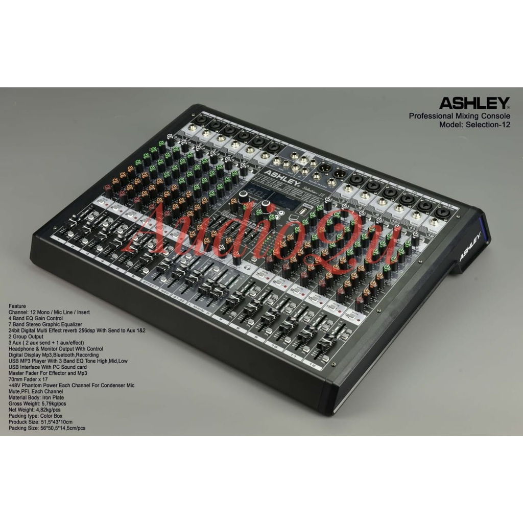 TERBARU DAN BAGUS MIXER AUDIO ASHLEY SELECTION 12 / SELECTION12
