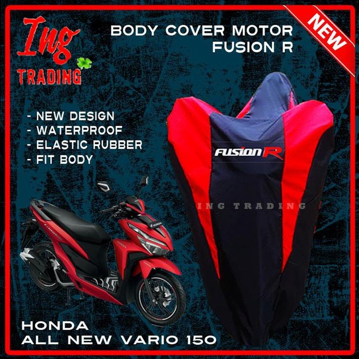 Body Cover Motor Honda Vario 150 / Sarung Motor All New Vario 150