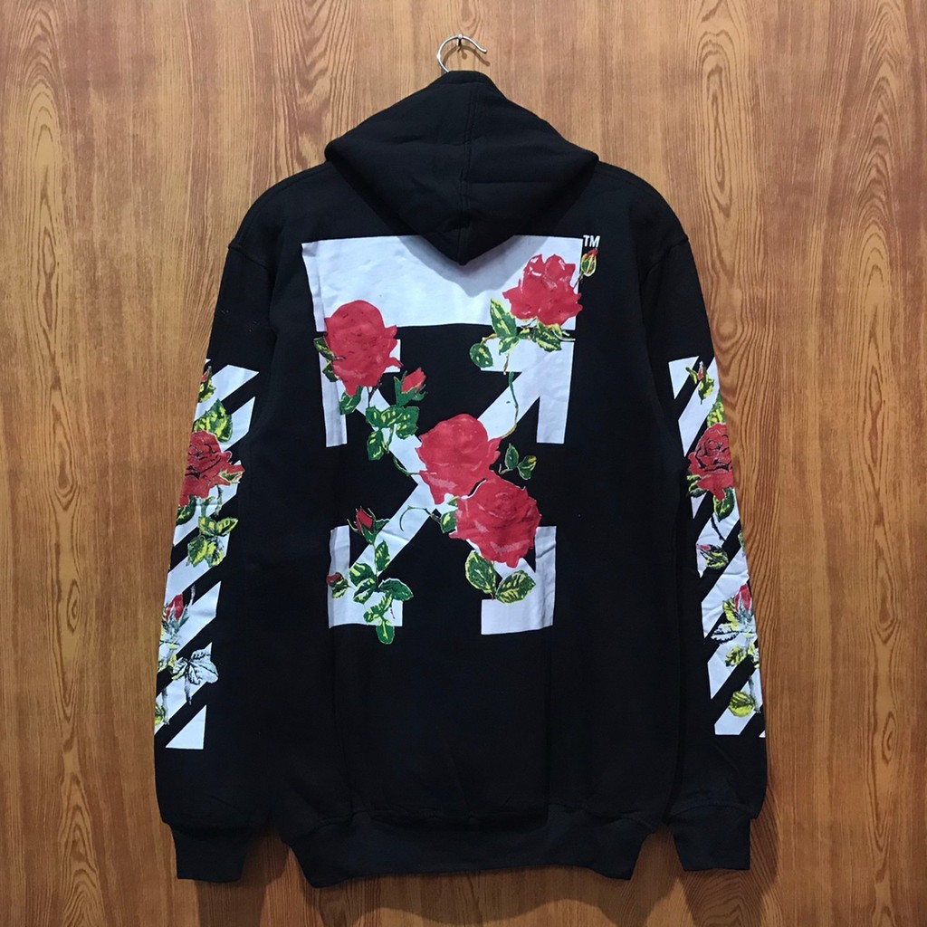 jaket off white rose