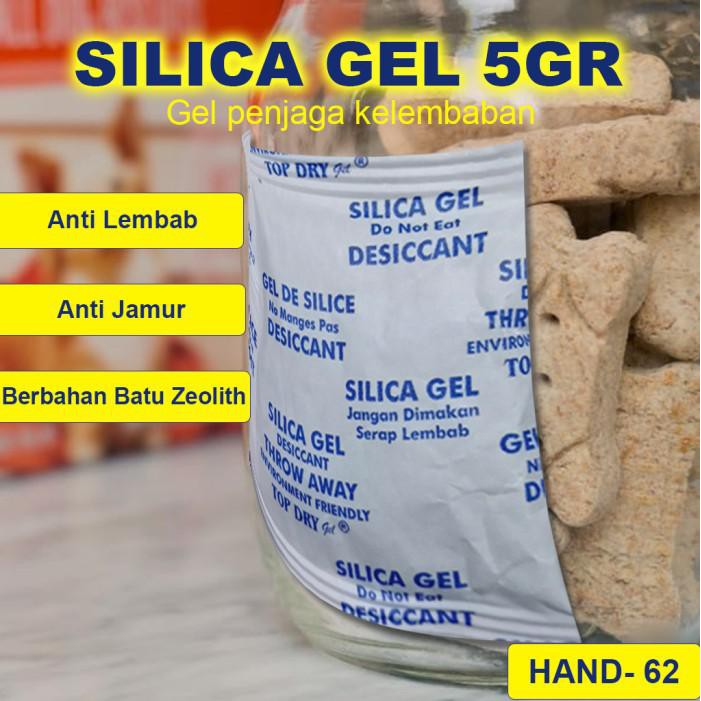 SILICA GEL 5 GR mencegah oksidasi anti jamur kamera pengatur lembab terbaru