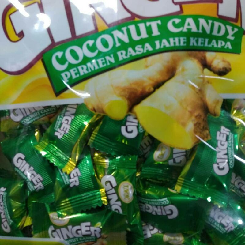 

permen ginger coconut candy permen rasa jahe kelapa(160grm)