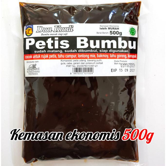 

500g Petis (Udang) Bumbu Dua Kuali - kemasan ekonomis