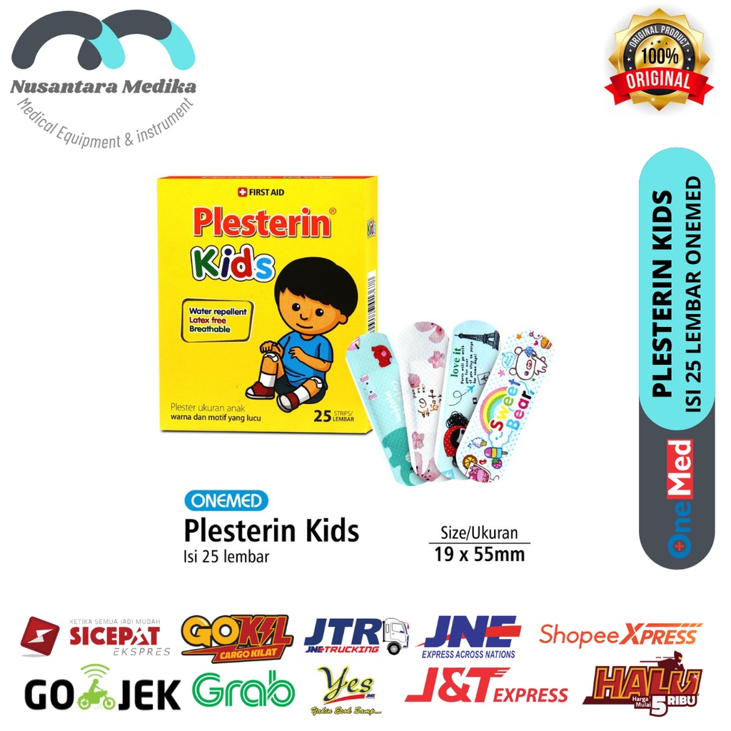 Plesterin Kids OneMed Box Isi 25 Pcs