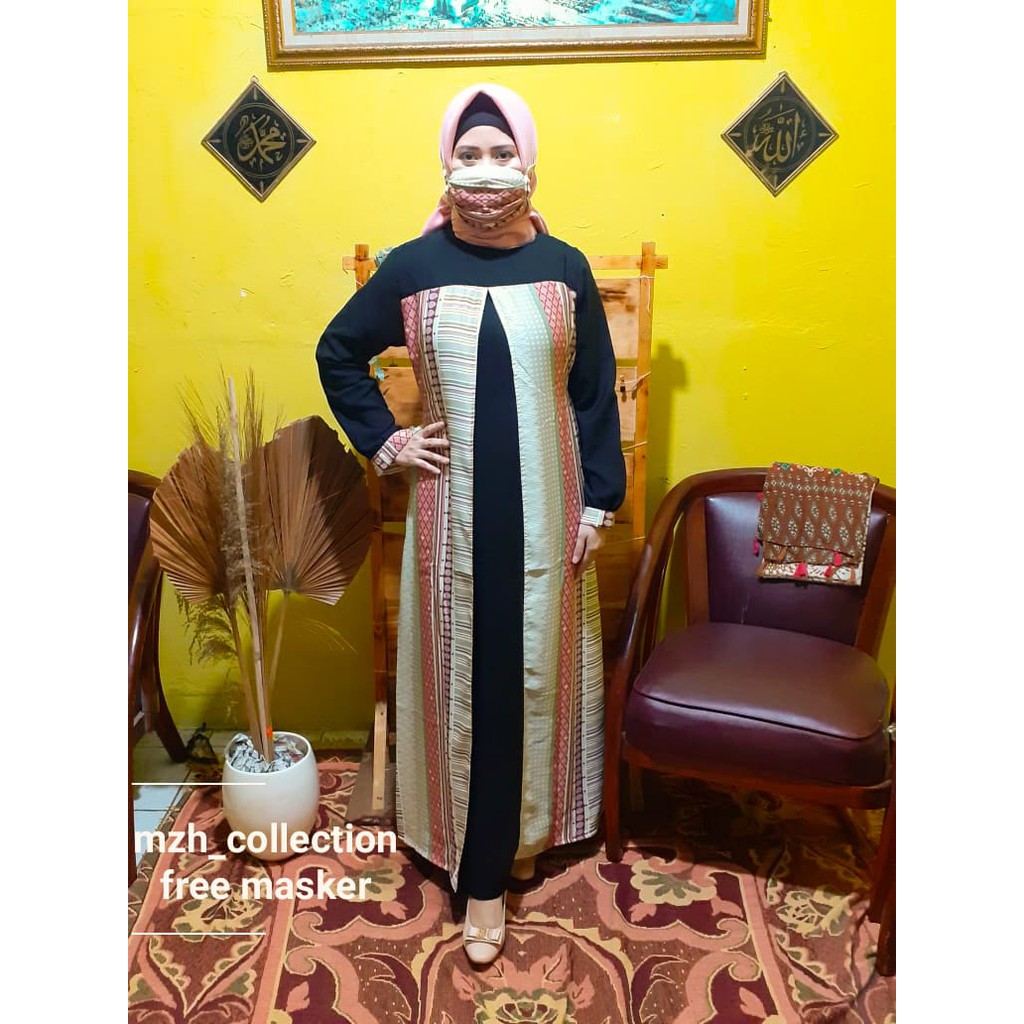 gamis / dress maxmara mix jetblack