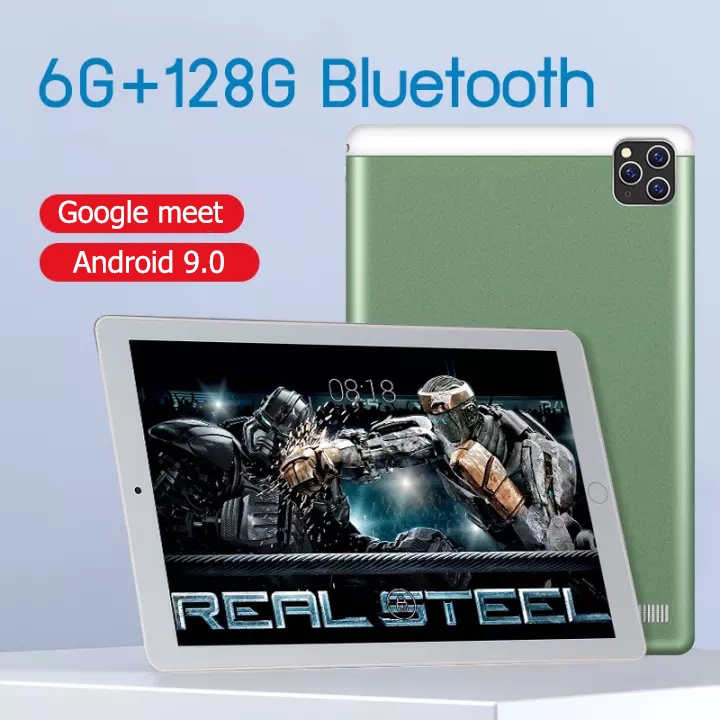 Tablet PC Asli 8 Inch HD Layar Penuh 4G Jaringan WiFi Tablet PC 6GB + 128GB Sistem Android Tablet Belajar Label Tablet COD