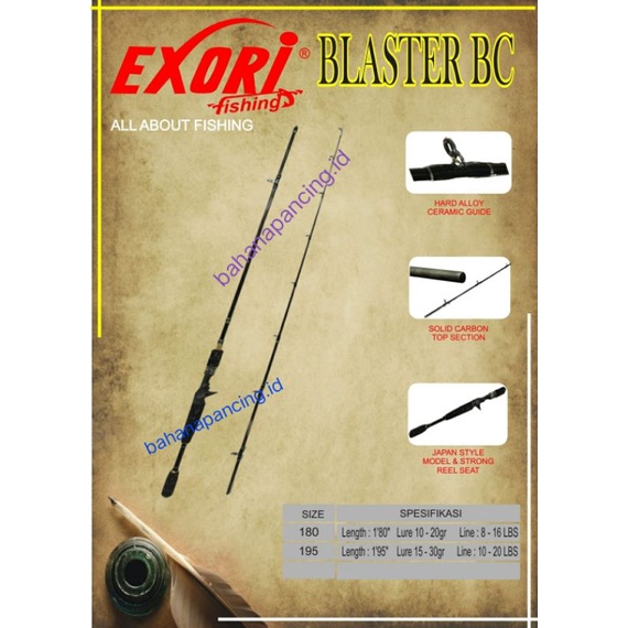 JORAN BAIT CAST EXORI BLASTER BC 180 & 195 CM