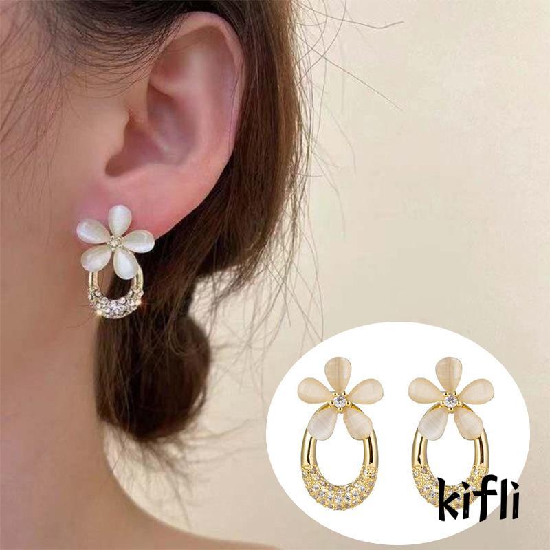 Anting Stud,Opal Bentuk Nanas,Untuk Wanita