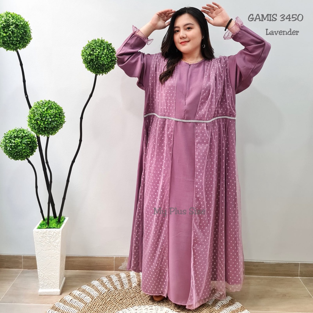 Gamis Tile Dot 3450, Ld 130 &amp; 145 cm