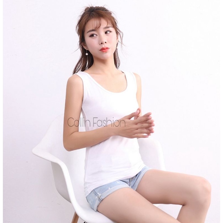 Promo - Singlet Wanita / Tanktop Tali Lebar Wanita L XL XXL JUMBO