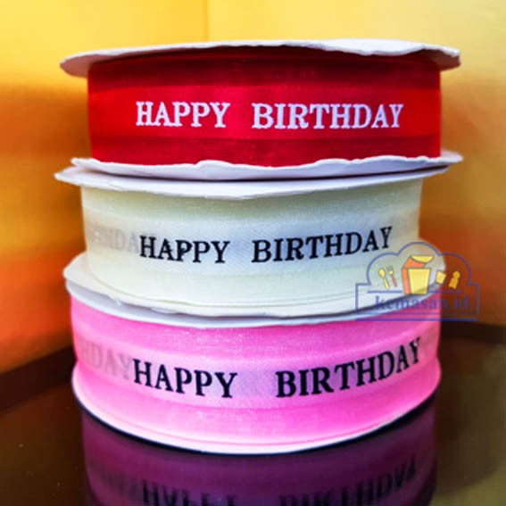 

PITA IMPORT TULISAN HAPPY BIRTHDAY 2,5CM 1METER