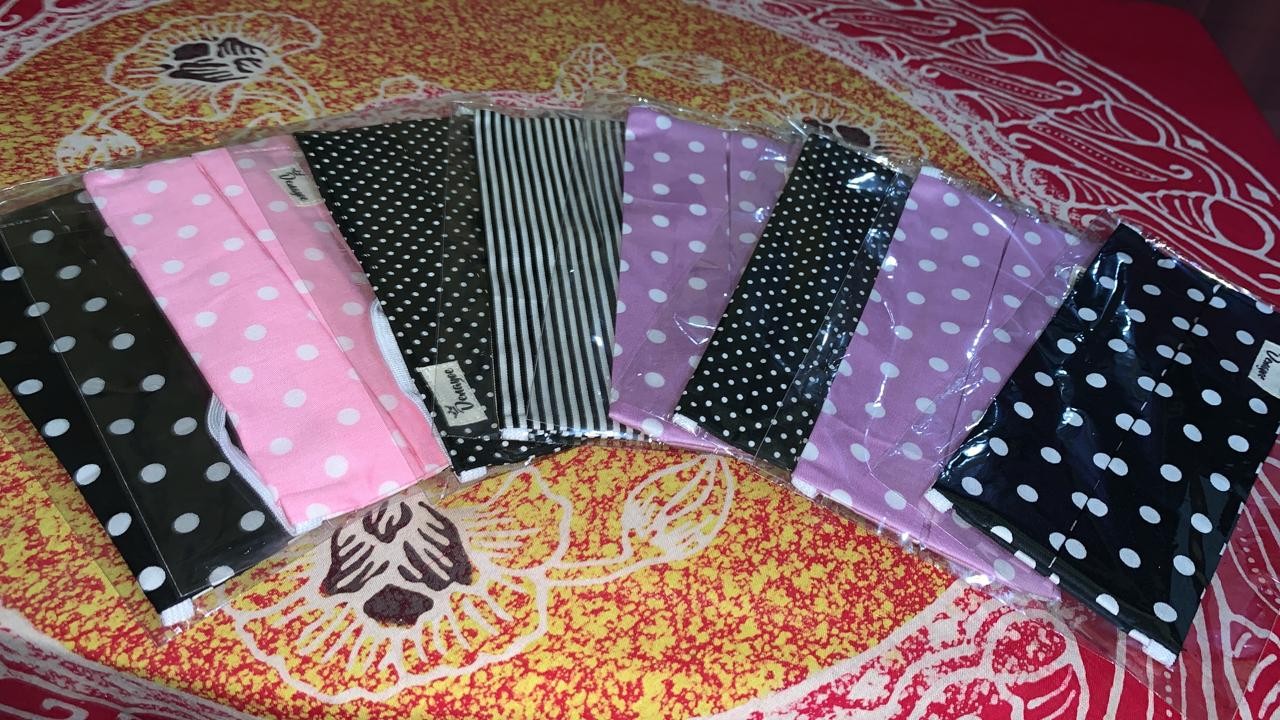 (pink Series) Masker Kain Katun Jepang Bisa Diisi Filter