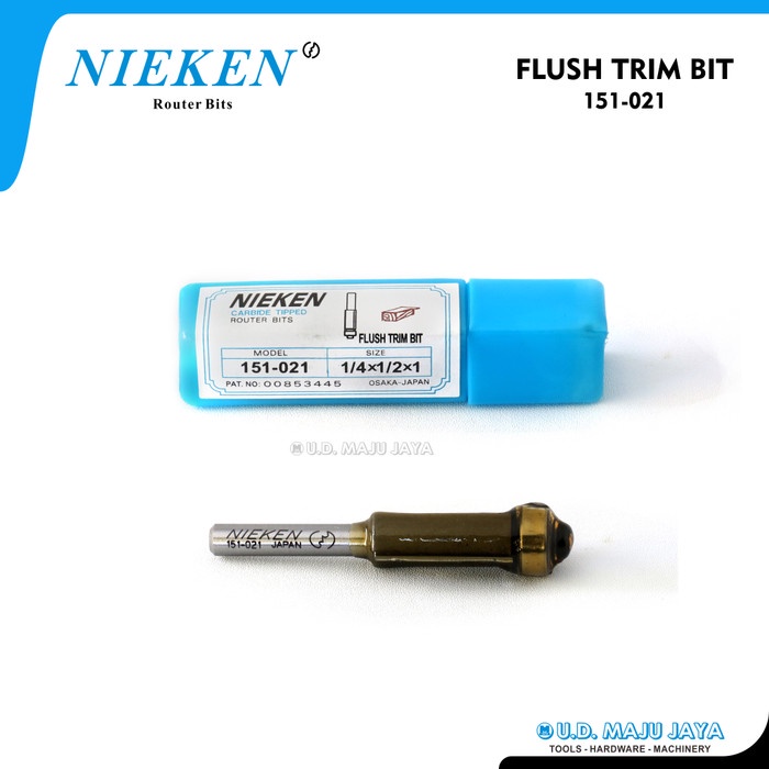 Nieken Router Bits 151-021 ( Mata Profil Trimming / Lft Bit 12,7Mm )