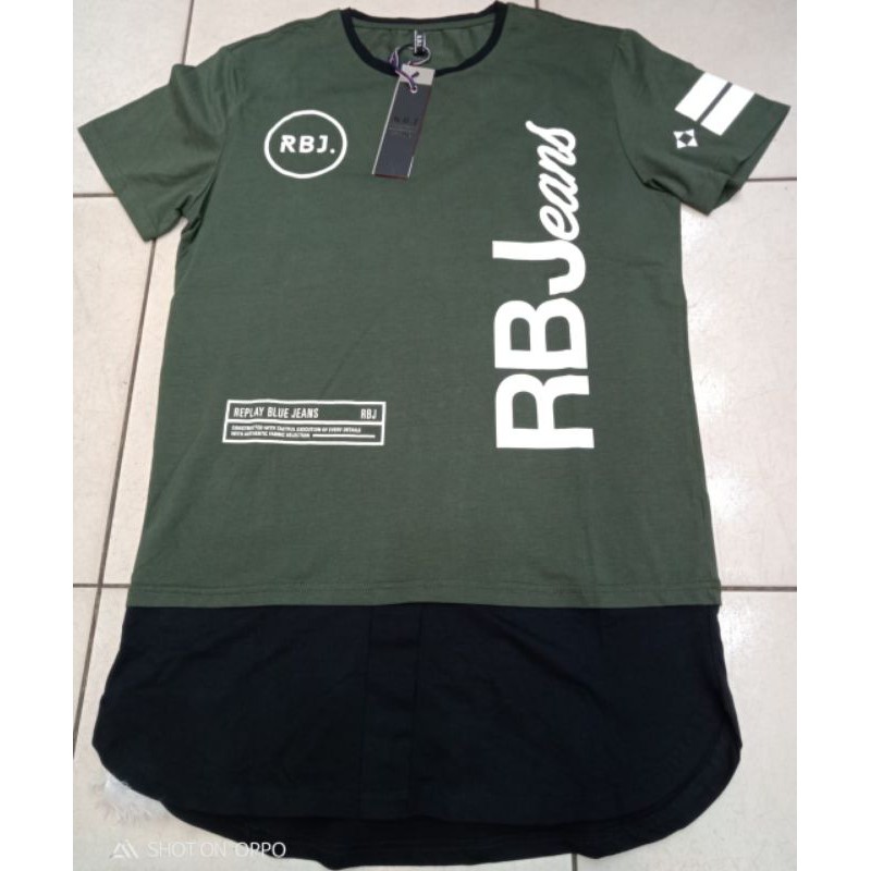 KAOS RBJ ORI / KAOS PRIA RBJ DENIM ORI /