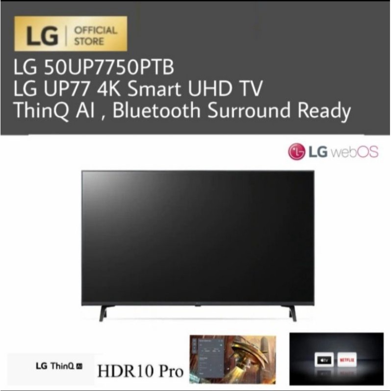 LED LG 50UP7750PTB SMART TV UHD 4K 50 INCH