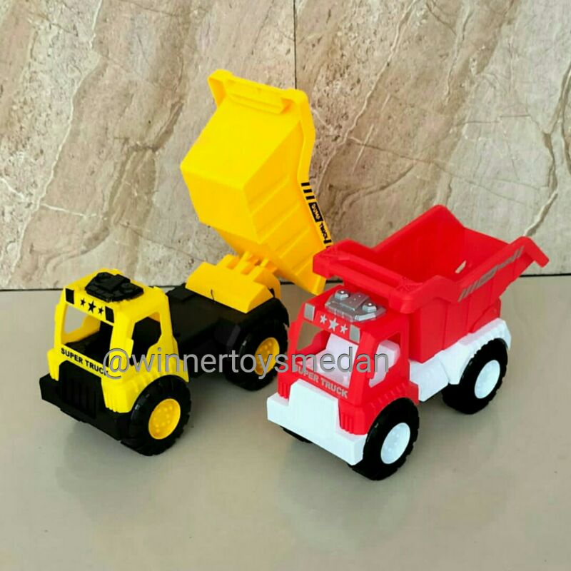 Mainan Truck Bak pasir Dump truck Ak89 Molen AK86 Beko Excavator Ak88 Tangki Ak87 Pemadam AK91