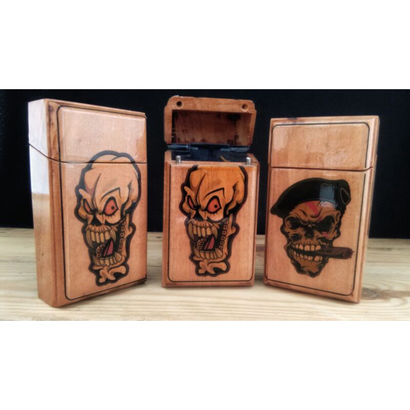 kotak rokok dari kayu