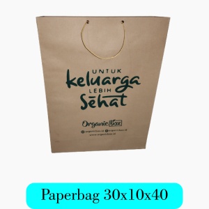 

Paperbag Tas Kertas Jumbo Size 30x10x40 Tas Souvenir Custom Sablon FREE DESAIN