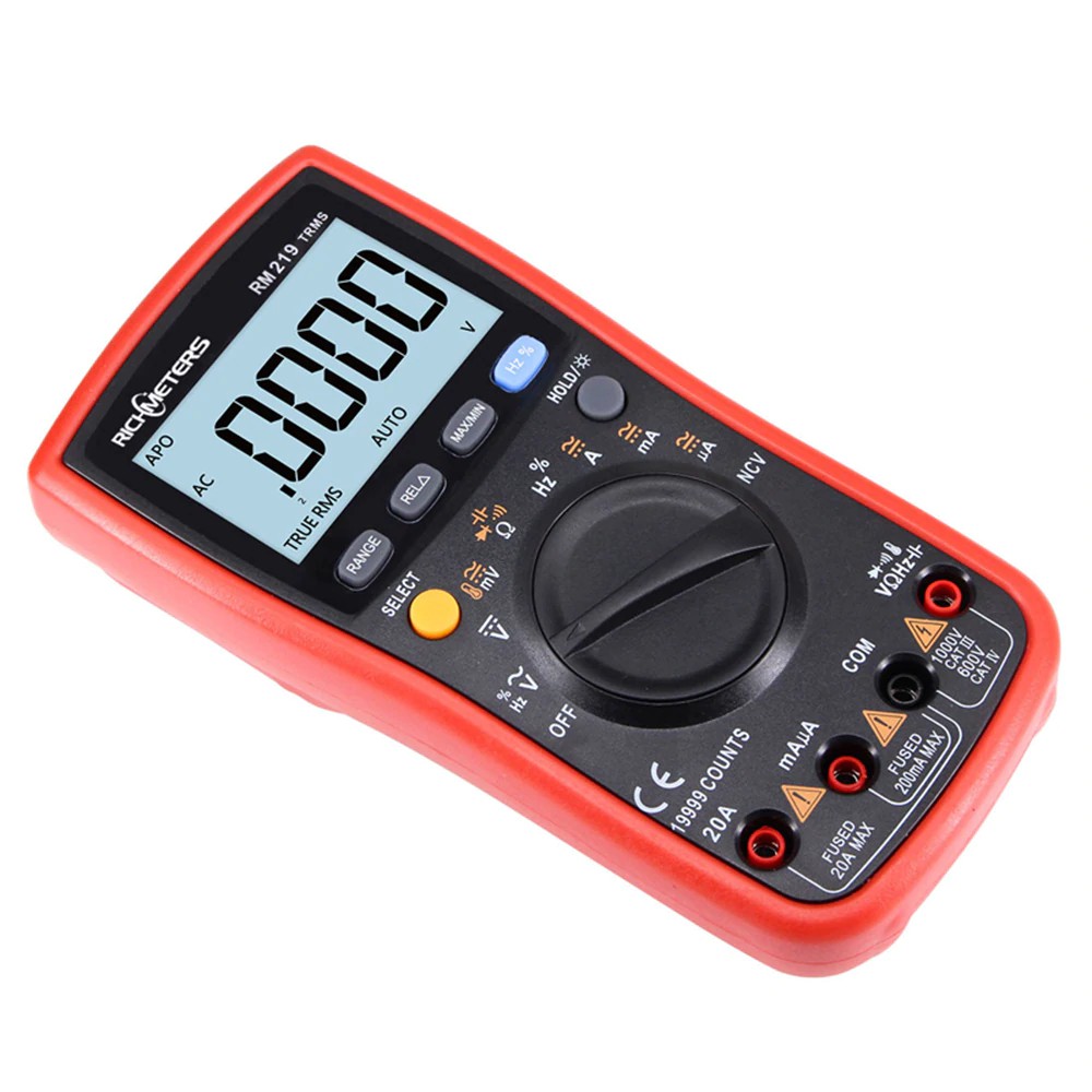 IMPORT Digital Multimeter RM219 19999 Counts Auto Range Multimeter NCV Frequency Auto Power off