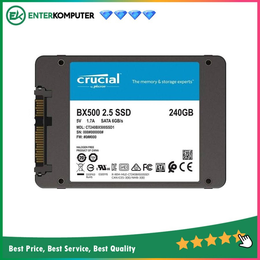 Crucial BX500 240GB - CT240BX500SSD1