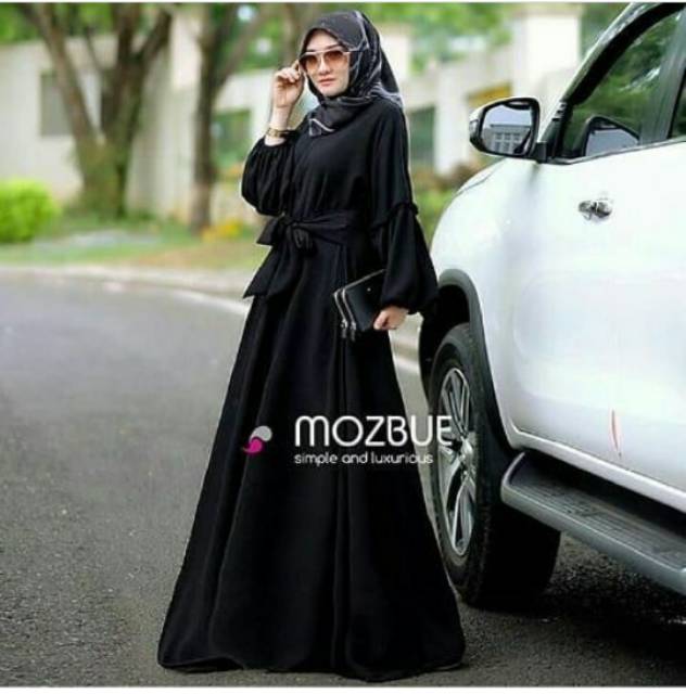 gamis syari / gamis / dres / gamis murah Busana muslim dress mozbue simple brenda luxsourious busui