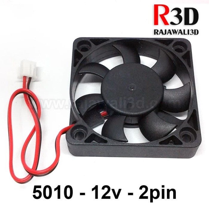 DC Cooling Fan 5010 12v kabel 15cm