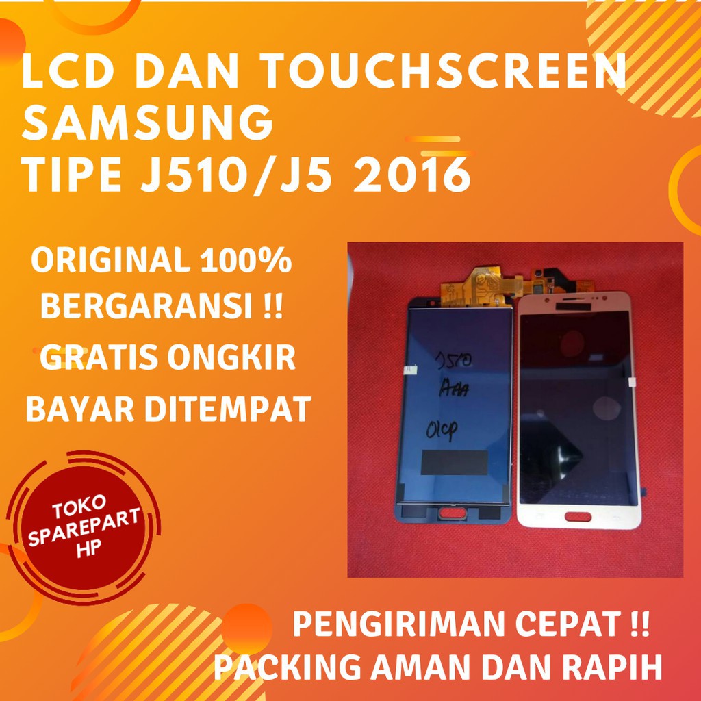 Lcd Hp Samsung Galaxy J5 2016 Original Fullset + Layar Touchscreen Ori AMOLED/OLED/OEM