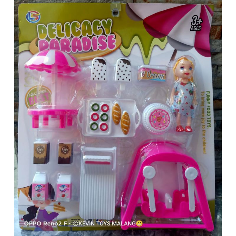 LO 2 delicacy paradise / mainan anak edukasi boneka lucu super bagus