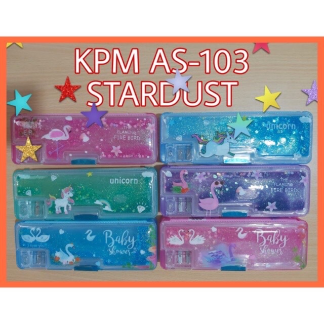 

~ COD ~ KOTAK PENSIL MAGNET AIR GLITTER MOTIF