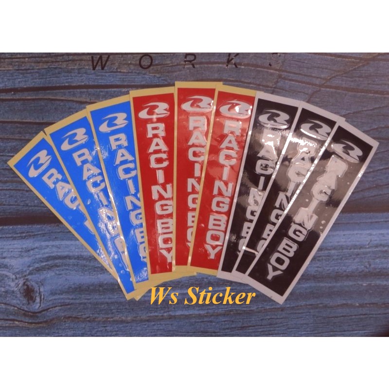 Stiker RCB Shok Depan / Stiker Racing Boy / Stiker Racing Boy Shock Depan / Stiker RCB Murah /stiker